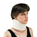 Core Products Foam Cervical Collar, Universal, Soft, Black, 2''